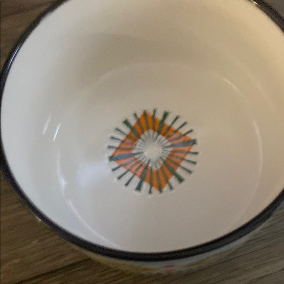 Colorful Patterned Ceramic Bowl - Picture 5 of 6
